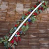LUXE Red & Blue Rose & Greenery Mixed Table Runner - 82 Inches