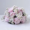 LUXE Rose & Babysbreath Table Centerpiece - Light purple