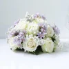 LUXE Rose & Babysbreath Table Centerpiece - White