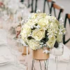 LUXE Rose & Babysbreath Table Centerpiece - Yellow