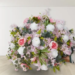 LUXE Rose & Peony Flower Ball Mixed Table Centerpiece - 28 Inches