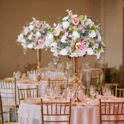 LUXE Rose & Peony Flower Ball Mixed Table Centerpiece - 28 Inches