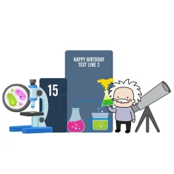 Mad Scientist Foam Core Birthday Backdrop Kit by PopScene™