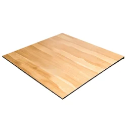 Maple Snaplock Dance Floor Set - Easy Assembly, Portable with Edging & Transport Cart! - 36