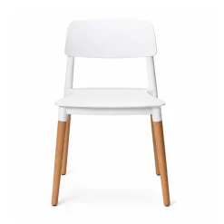 Marcus Mid-Century Dining Chair - White