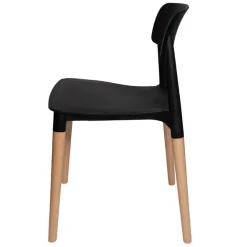 Marcus Mid-Century Dining Chair - Black