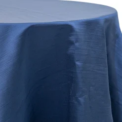 Marine - Royal Slub Designer Tablecloth - Many Size Options
