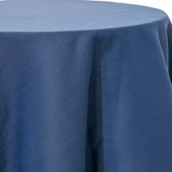 Marine - Royal Slub Designer Tablecloth - Many Size Options