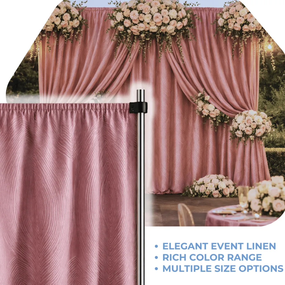 Mauve Sombra Curtain Panel w/ 4" Rod Pocket - 110" Wide - Many Size Options