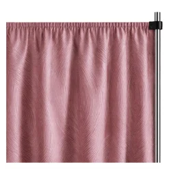 Mauve Sombra Curtain Panel w/ 4