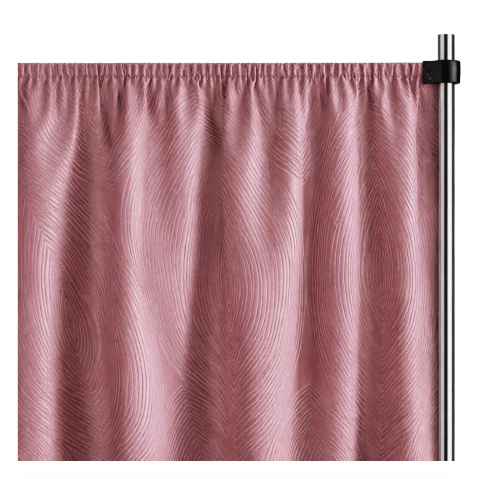 Mauve Sombra Curtain Panel w/ 4" Rod Pocket - 110" Wide - Many Size Options