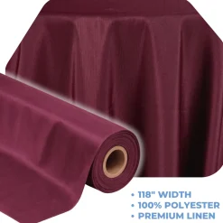 Merlot La Petite France by the Yard - 118" Width