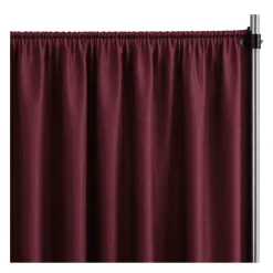 Merlot La Petite France Curtain Panel w/ 4