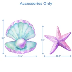 Mermaid Dreams Foam Core Backdrop Kit by PopScene™