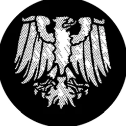 Meshed Eagle - Stock Gobo for Gobo Light Projectors - Choose your size!