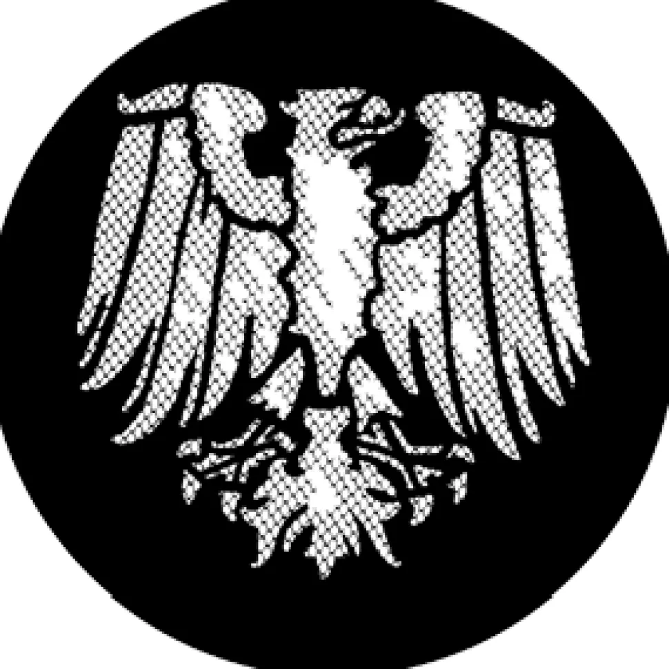 Meshed Eagle - Stock Gobo for Gobo Light Projectors - Choose your size!