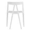 Milan Polypropylene Stacking Chair - White