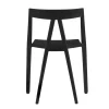 Milan Polypropylene Stacking Chair - Black