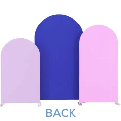 MISTINT Arched Backdrop Set w/ Double Sided Tension Fabric Cover - Enchanting Collection