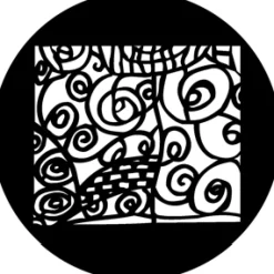 Modern Art - Stock Gobo for Gobo Light Projectors - Choose your size!