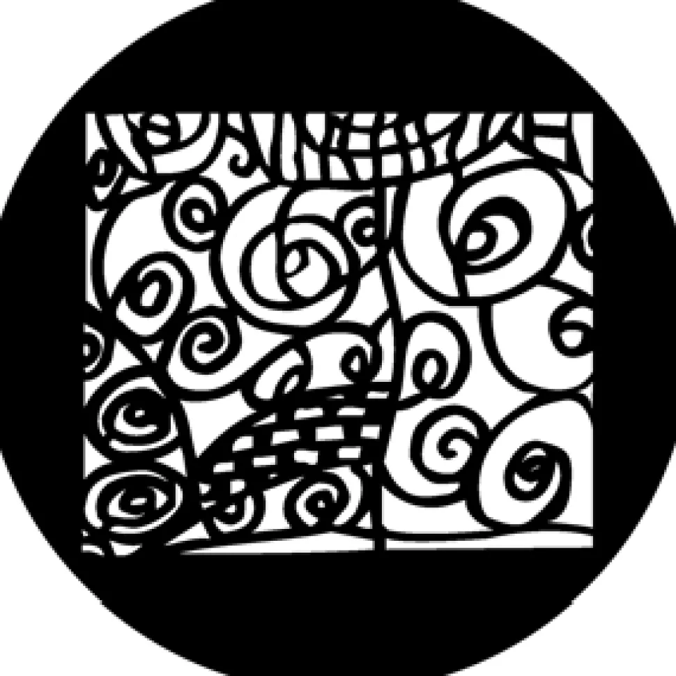 Modern Art - Stock Gobo for Gobo Light Projectors - Choose your size!
