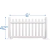 ModPicket Panel Fencing Kit - 22 Total Pieces