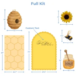 Mommy To Bee Foam Core Backdrop Kit by PopScene™
