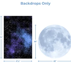 Moon Flight Foam Core Backdrop Kit by PopScene™