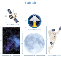 Moon Flight Foam Core Backdrop Kit by PopScene™