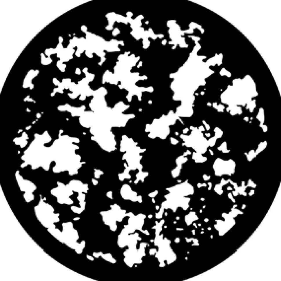 Mottle Breakup - Stock Gobo for Gobo Light Projectors - Choose your size!
