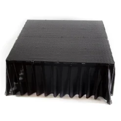 MyStage - Black Velcro Skirting for Portable Stage - 16ft