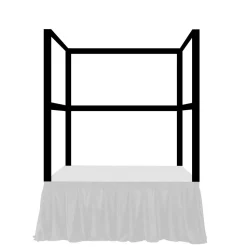 MyStage - 4ft Black Aluminum Railing