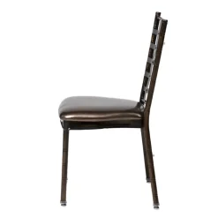 Natalie Metal Ballroom Chair - Antique Chocolate