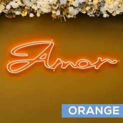 Neon Sign "Amor" - Choose your Size and Color!