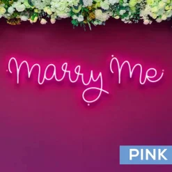 Neon Sign "Marry Me" - Choose your Size and Color!