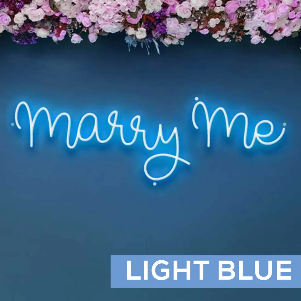Neon Sign "Marry Me" - Choose your Size and Color!