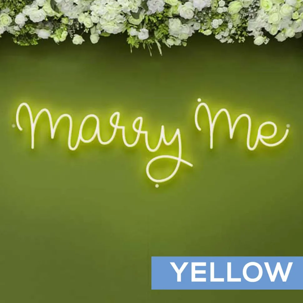 Neon Sign "Marry Me" - Choose your Size and Color!