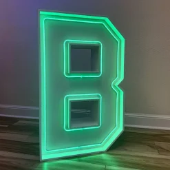 Neon Wood Marquee Letters , Numbers & Symbols – Handmade in USA – Light Up Signs for Events & Weddings – Multiple Sizes