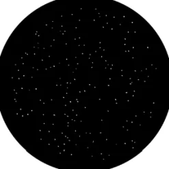 Night Sky1 - Stock Gobo for Gobo Light Projectors - Choose your size!