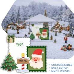 North Pole Magic Foam Core Backdrop Kit by PopScene™