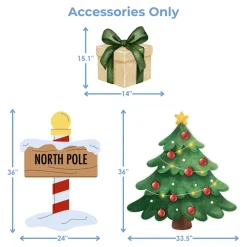 North Pole Magic Foam Core Backdrop Kit by PopScene™