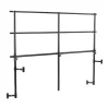 NPS Heavy-Duty Back Guardrail for 3-Level Transport Risers