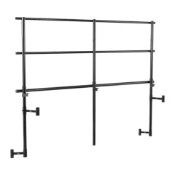 NPS Heavy-Duty Back Guardrail for 3-Level Transport Risers