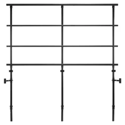 NPS Heavy-Duty Back Guardrail for 4-Level Transport Risers