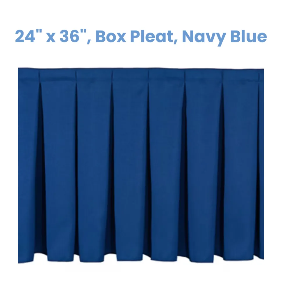 NPS Stage Skirting – Box Pleat