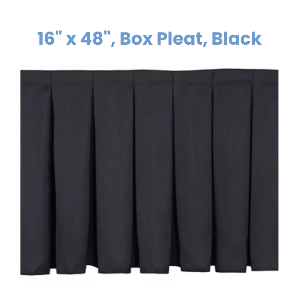NPS Stage Skirting – Box Pleat