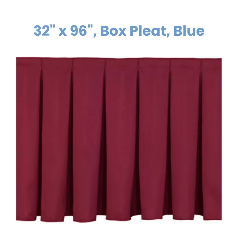 NPS Stage Skirting – Box Pleat
