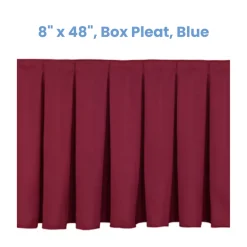 NPS Stage Skirting – Box Pleat