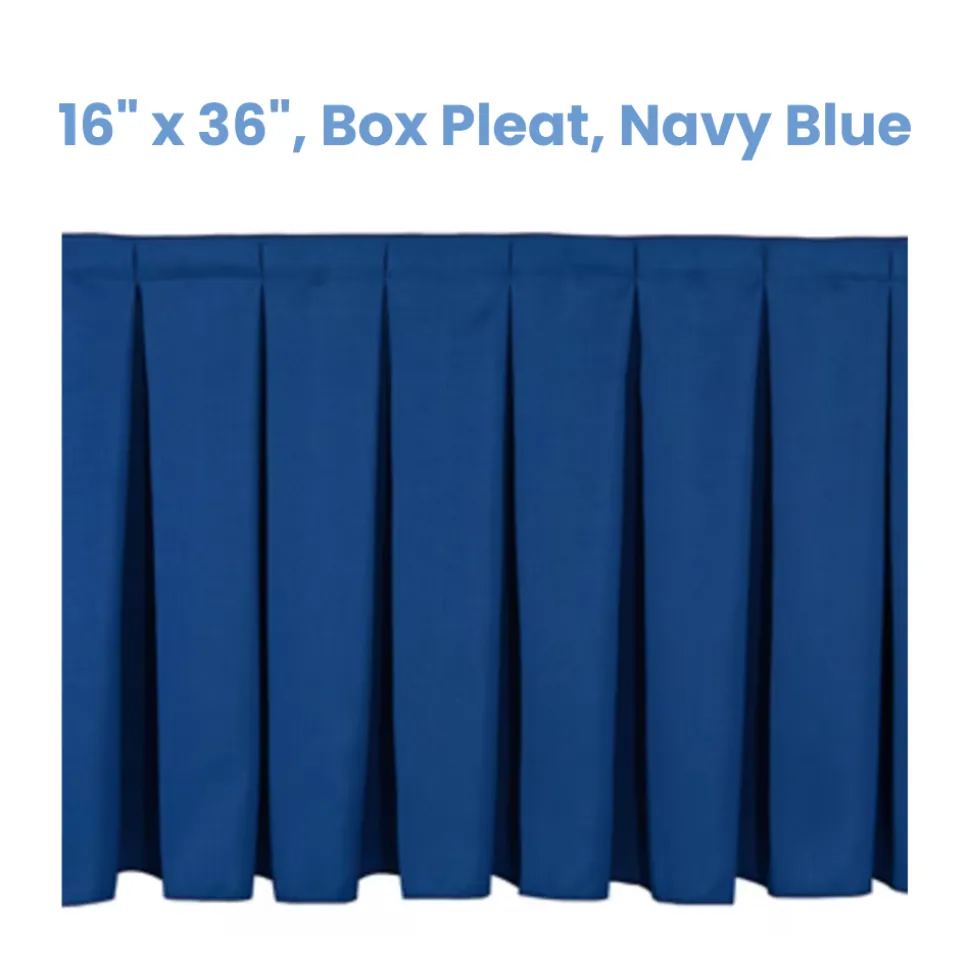 NPS Stage Skirting – Box Pleat