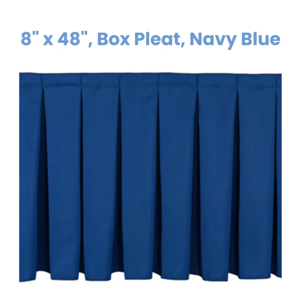 NPS Stage Skirting – Box Pleat